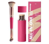 Face Foundation Stick, Multifunction Facial Skin Contouring Makeup, 2.05x1.30x6.38 Inches Base with Smooth Blend, Portable Cosmetic Tool with Easy Apply, Gear for Office Daily Commute Business Trips