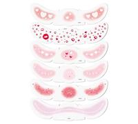 Face Freckles Glitter, 6-Piece 15x5.5cm Christmas Glitter Face Decals for Party, Festival, Costume, Concert, Cosplay, Daily Commuting, Performance, Holiday Fun