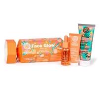 Face Glow Set Facial Limpiador, Sérum y Crema Tonificante | 3 Pasos de Cuidado, Sérum Antioxidante, Gel Espumoso 75 ml, Crema Fluida 30 ml, Piel Radiante