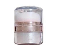 Face Highlight Patting Powder, Glossy Finish Highlighter Powder, Shimmering Brightening, Glitter Glow Contouring, Lightweight Patting for Body, Indoor, 3g