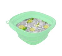 Face Ice Bath Bowl - Silicona Cooling Face Basin, 320g Reusable Foldable Facial Spa Basin with Built in Ice Cube Tray, Skin Care Cooling Washing Bowl, For Facial Puffiness Relief & Daily Skincare Use
