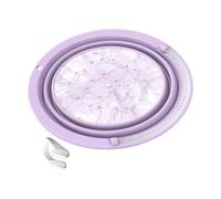 Face Ice Bowl, Foldable Silicone Ice Bath Basin, Portable Facial Cooling Tub with Breathing Tube Spa Tool for Women Girls Home Salon Bathroom Skincare Morning Routine Travel Summer Refresh Care Use