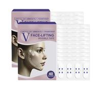 Face Lift Tape Para Rostro, 80piezas Invisible Lifting Facial Parche Para Estiramiento, tiras de lifting facial invisibles, Maquillaje Instantáneo Herramienta Liftings Facials, para reducir papada