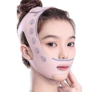 Face Lifter - Polyester, 7.09x4.72x0.98in Tightening Comfortable V Line Bandage | Double Chin Strap Face Slimming Tool, Adjustable Chin Remover for Women, Men, Indoor, Home, Hotel, Travel