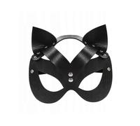 Face Mask Sf_cj_7235 Latex Dancer/dancer Black