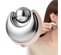 Face Massager Roller, Stainless Steel Lifting and Toning Tool, 3d Contoured Head with Build, Surgical Grade Metal, Cooling Texture with Modern Style, Beauty Tool for Home and Wedding Prep