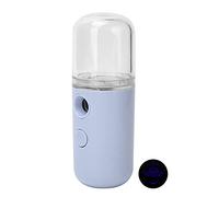 Face Mini Pulverizador Facial, Pulverizador de Mano para la Cara, Mini Botella de Spray, Recargable, Hidratante, Humidificador Facial (morado claro)