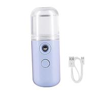 Face Mister Mini pulverizador de agua de 30 ml para Face Mister, pulverizador práctico recargable por USB para hidratación, cuidado de la piel, maquillaje, azul
