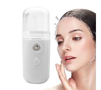Face Mister - Nano Mister Hidratante Con Tanque De Agua De 30 Ml | Práctico Humidificador Portátil, Vaporizador Facial De Niebla Fría Recargable Por USB Para El Cuidado De La Piel, Ideal Para Hidratar