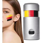 Face Paint Stick Set, Sweat Proof Country Flag Makeup, Sports Event Facial Painting Kit, Long Lasting Skin Safe Color, Easy Apply Blend Formula, 2.75x1.69x0.59in, for Athletes Players Men Women