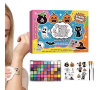Face Painting Kit - 42 Colors Makeup Palette | Water Based Body Paint