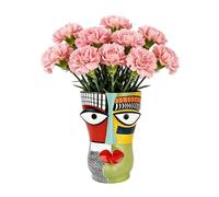 Face Planter - Head Planter Statue, Abstract Garden Vase Decor | Head Flower Pots | Heads Planters Statue For Table Shelf Balcony Patio Garden Porch Living Room Kitchen Entryways