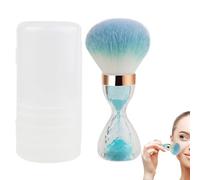 Face Powder Brush Loose Blush Applicator, Funnel Handle Design Makeup Tool, Ergonomic Soft Portable Cosmétic Brush for Neck Arms Back Beauty Rutine Travel Kit Versatile Use