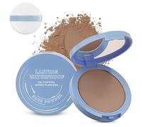 Face Powder - Lasting Waterproof Oil Absorbing Pressed Powdercompact, Brighten Your Complexion, Available in 8 Different Shades (08 Grayish Brown)