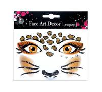 Face Rhinestones Jewels Raves Festival De Música Brillando Para PROM (animales) Pegatinas De Maquillaje