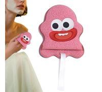 Face Scrubber, Cute Reusable Facial Scrub Pads, 4.53x3.5 Inches Daily Morning Night Spa Shower, Gentle Bath Cleansing Tool for Sensitive Skin, Travel Home Routine, Baths, and Spa Routines