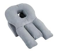 Face Sleeping Pillow - Removable Washable Cover Soft Breathable PP Cotton Filling Neck Head Rest Cushion for Bed Napping Lounging Recliner Home Relaxation Comfortable Versatile 69,85 x 46,99 cm