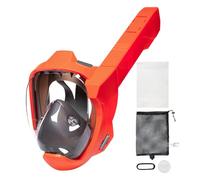 Face Snorkel Gear, Diving Anti-Fog, Panoramic View Design, Anti-Leak Build, Comfortable Fit Structure, Easy Breathing, Swimming or Snorkeling Use, 9.06x11.46x13.94 Inches