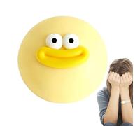 Face Squeeze Toy - 3.94x3.94x1.97inch Stress Relief Fidget, Soft Emotional Expression Toy for Relaxation and Fun Play, Squeeze Sensory Desk Toys, Anti-Stress Party Favor Toys