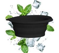 Face Wash Bowl, Cold Plunge Basin, Foldable Washbasin, Reusable Skin Care Facial Cooling Tool, Portable Beauty Bath Container for Women Men Spa Travel Camping Outdoor Daily Refreshing Use