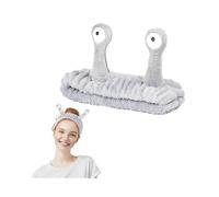 Face Wash Headband, Spa Skin Care Headband, Palm Tree and Snail Makeup Headbands, Cute Face Wash Headband for Face Wash, Shower, Sports, Skin Care (Gr