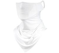 Face Woman - Protector solar para montar en la cara, cuello, protección contra los rayos UV, sensación de frío, velo