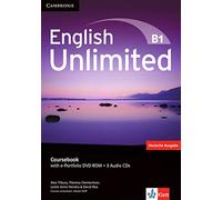 English Unlimited B1 – Pre-Intermediate – Libro del curso con e-Portfolio DVD-ROM + 3 CDs de audio