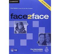 face2face Pre-intermediate Teacher's Book with DVD by Chris Redston (2012-04-23)