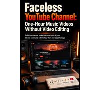 Faceless YouTube Channel: One-Hour Music Videos Without Video Editing: How to make 1-hour YouTube videos without editing them yourself: build a ... channel with AI music and real stock footage