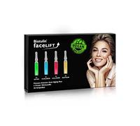 Facelift - Caja para ampollas Detox, Hialuron, Colágeno y Biotulin - 20 ampollas de suero - 4 principios activos - 1 mes - Fórmula vegana