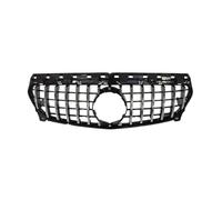 Facelift Para Benz Para CLA C117 Rejilla Parrilla Delantera Frontal | Para W117 2013-2019 Rejilla Parachoques Delantero Parrilla Entrada GT Diamond Tuning Facelift(G Silvery)