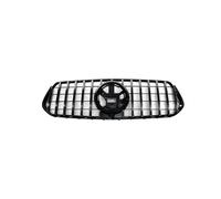 Facelift Para Benz Para GLE Clase Rejilla Parrilla Delantera Frontal | Para W167 Edición Deportiva Parachoques Delantero Coche Modelo GT Kit Carrocería Rejilla Radiador(Black)
