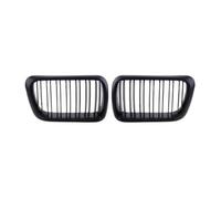 Facelift Para E36 1997-1999 Rejilla Parrilla Delantera Frontal | Rejilla Parachoques Delantero Entrada Aire Panal Deportiva Accesorios Coche 51138195151(Double Line Matte)