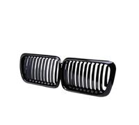 Facelift Para E36 1997-1999 Rejilla Parrilla Delantera Frontal | Rejilla Parachoques Delantero Entrada Aire Panal Deportiva Accesorios Coche 51138195151(1 Line black)
