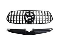 Facelift Para GLE Clase W167 Rejilla Parrilla Delantera Frontal | Para GLE350 GLE450 2024 2025 Edición Deportiva Rejilla Parachoques Delantero Capó(Silver)