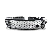 Facelift Para Land Para Rover Rejilla Parrilla Delantera Frontal | Para Range Para Rover Sport L320 Rejilla Parachoques Delantero ABS Estilo Coche Parrilla Malla(Plating silver)