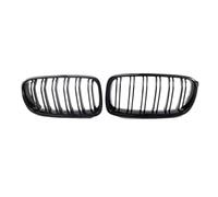 Facelift Para Serie 3 F30 F31 F35 Rejilla Parrilla Delantera Frontal | 2011-19 Parachoques Delantero Diamante Parrilla Riñón Doble Listón Carreras Deporte Accesorios Coche(Double Line Black)