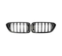 Facelift Para Serie 6 GT G32 18-20 Rejilla Parrilla Delantera Frontal | Rejilla Fibra Carbono Capó Delantero Coche Parrilla Carreras Parrillas Doble Listón ABS(Gloss Black)