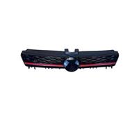 Facelift Para VW Para Golf 7 MK7 Rejilla Parrilla Delantera Frontal | 2014 - 2017 Rejilla Delantera Deportiva Parachoques Radiador Parrilla Entrada Malla Media Tuning(Black)