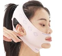 Facelifting Belt-Spandex, sin costura | Castigar el defensor en V con un efecto de masaje para reducir la grasa facial, formar la herramienta de belleza para las mujeres, adecuada para uso diurno y no