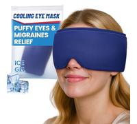 Comfortbale - Antifaz refrescante para ojos secos, compresa fría para ojeras, ojos hinchados (azul)