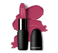 Faces Canada - Lápiz labial mate sin peso, enriquecido con aceite de jojoba y almendras, altamente pigmentado, color suave de una sola pasada, mantiene los labios hidratados, color de labios rosa