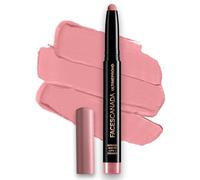 FACES CANADA Ultime Pro HD Intense Matte Lipstick + Primer - Nearly Nude (Nude), 1.4 g 9HR Long Stay Flawless HD Matte Finish Intense Color Intenso Ligero Smooth Glide Primer Infundido