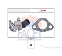 FACET 7.8108 Termostato refrigerante con conexión roscada para sensor de temperatura 87°C Compatible con FIAT Panda Hatchback 141