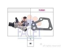 FACET 7.8152 Termostato refrigerante con conexión roscada para sensor de temperatura 80°C Compatible con ALFA ROMEO 146 930, FIAT TIPO 160 TEMPRA 159, LANCIA DELTA II 836