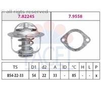 Facet 7.8224 Termostato, refrigerante