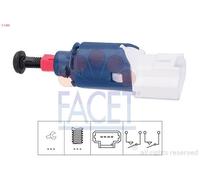FACET Conmutador, accionamiento embrague (gestión motor) para OPEL: Movano & NISSAN: NV250, NV400 & RENAULT: Kangoo, Master, Laguna (Ref: 7.1290)