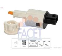 FACET Conmutador, accionamiento embrague (gestión motor) para RENAULT: Mégane, Scénic, Fluence (Ref: 7.1306)