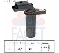 Facet 9.0538 Generador de impulsos, Volante motor