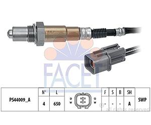 FACET Sonda lambda 10.8360 térmico Sonda plana Rosca engrasada después de catalizador 650 Compatible con KIA PICANTO TA, HYUNDAI i10 PA